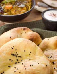 Garlic Bread Naan Bread Grill Garlic