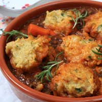 Dumplingssuet Vegetarian Casserole Stew