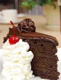 Hot Chocolate Cherry Cake Chocolate