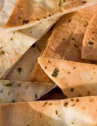 Green Salad With Pitta Chips