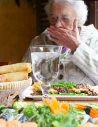 Older Person Cooking Food Cook Older